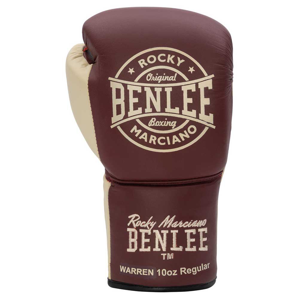 Benlee Warren Leather Boxing Gloves Rot 10 oz R von Benlee