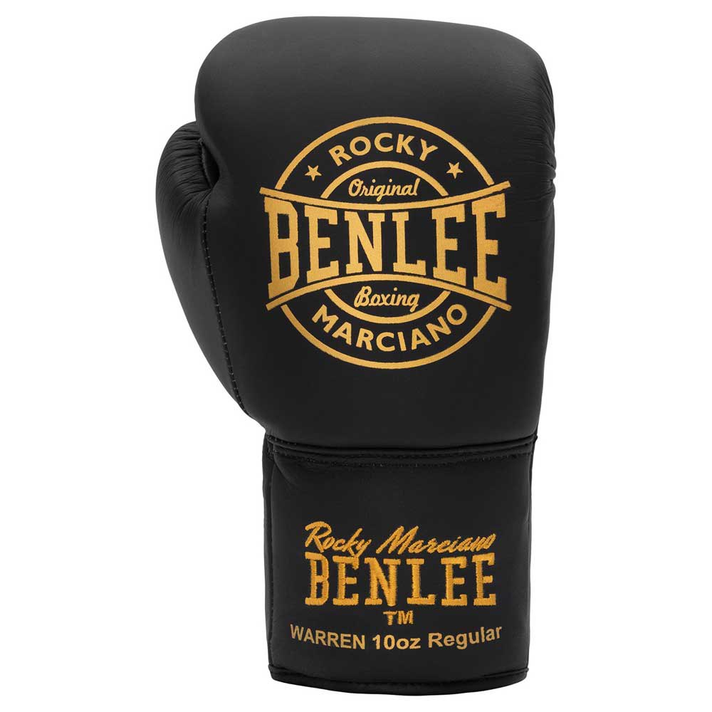 Benlee Warren Leather Boxing Gloves Schwarz 8 oz R von Benlee