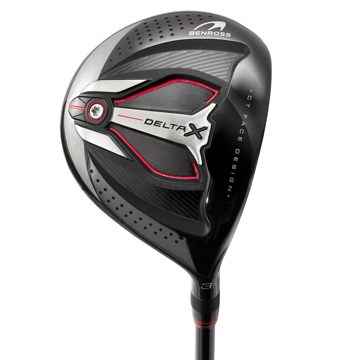 Benross Mens Black Delta X Left Hand Ventus Regular Golf Fairway Wood, Size: 15° | American Golf von Benross