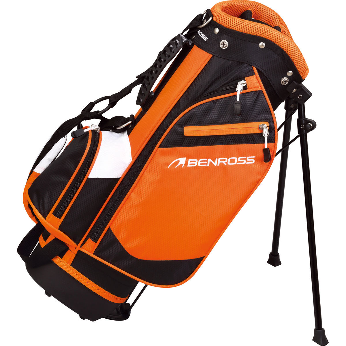 Benross Junior 43-49" Golf Stand Bag, Unisex, Orange, 43-49inches | American Golf von Benross