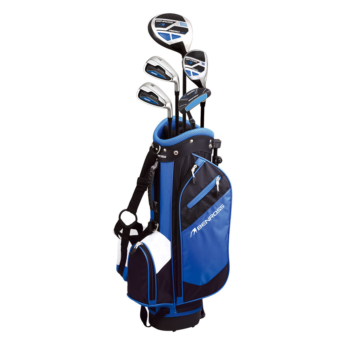 Benross Kids Blue Lightweight Aero 55 - 61” Right Hand Junior Golf Package Set, Size: 55-61", 55-61” | American Golf von Benross