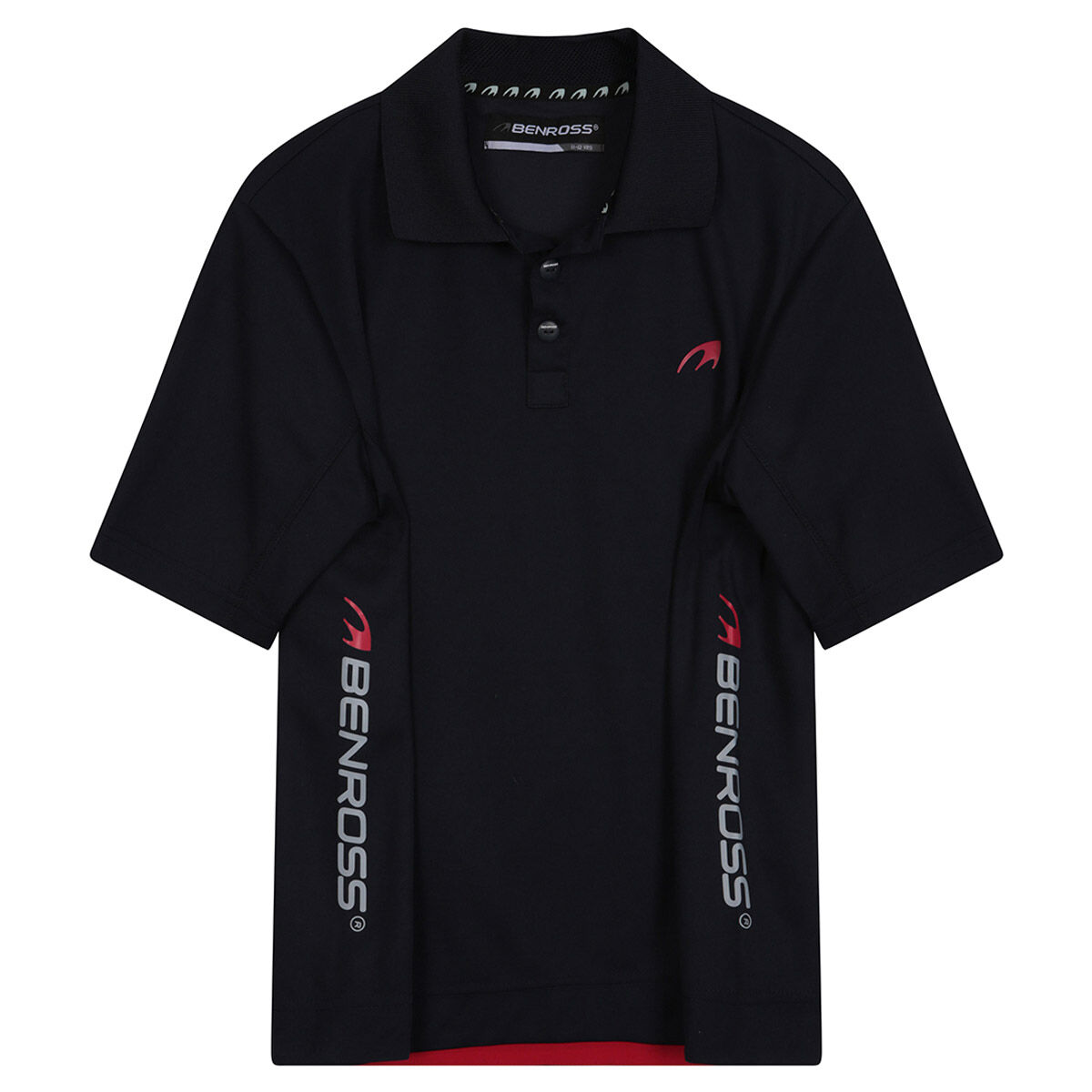 Benross Kids Navy Blue Lightweight Side Logo Junior Golf Polo Shirt, Size: 11-12 Years | American Golf von Benross