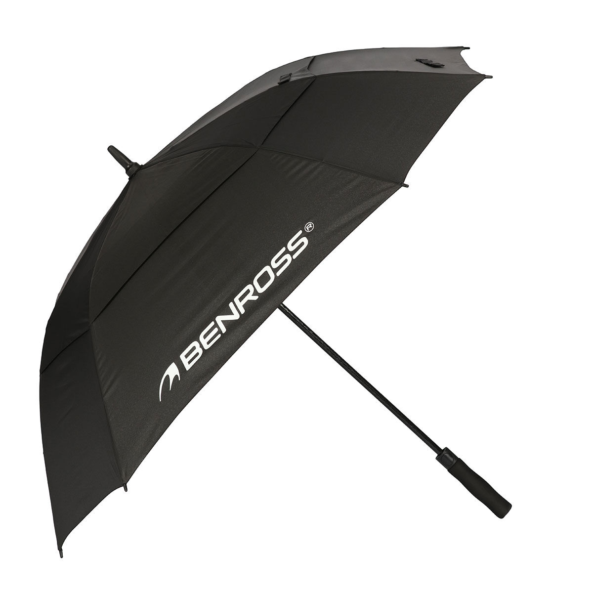 Benross Square Golf Umbrella, Mens, Black, 62 inches | American Golf - Father's Day Gift von Benross