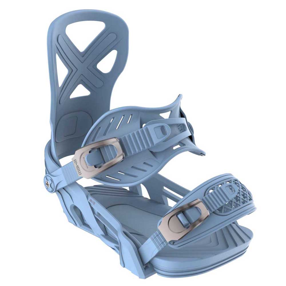 Bent Metal Anvil Snowboard Bindings Blau M Bent Metal Anvil Snowboard Bindings Blau M von Bent Metal