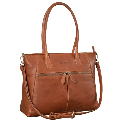 Benthill Damen Handtasche Leder - Hochwertige Ledertasche - Große Klassische Damentasche/Shopper - Elegante Umhängetasche - Schultertasche, Farbe:Braun Benthill Damen Handtasche Leder - Hochwertige Ledertasche - Große Klassische Damentasche/Shopper - Elegante Umhängetasche - Schultertasche, Farbe:Braun von Benthill