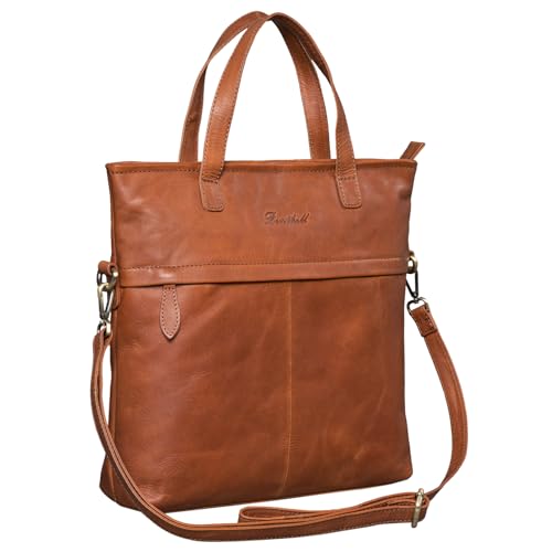 Benthill Leder Shopper Damen | Umhängetasche aus echtem Rindsleder | Große Schultertasche mit Henkeln | Vintage Handtasche, Farbe:Braun Benthill Leder Shopper Damen | Umhängetasche aus echtem Rindsleder | Große Schultertasche mit Henkeln | Vintage Handtasche, Farbe:Braun von Benthill