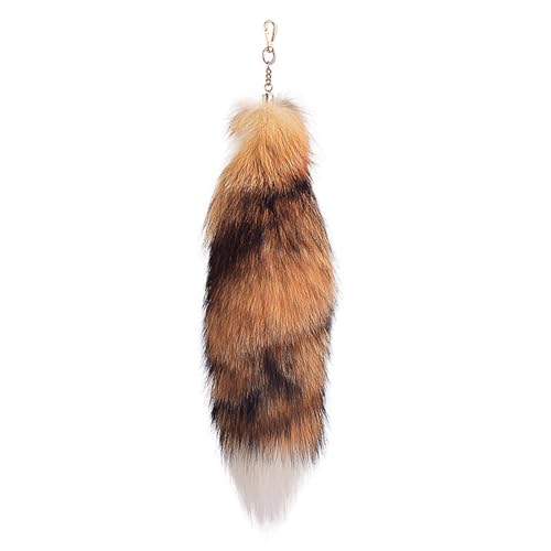 1 Stück/2 Stück/3 Stück Therian Tail 16 Inch Fuchsschwanz Fox Tail Furry Tail Therian Black Fuchs Schwanz Fox (1,2 Stück) von Benyong