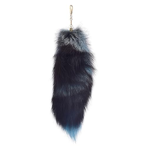 1 Stück/2 Stück/3 Stück Therian Tail 16 Inch Fuchsschwanz Fox Tail Furry Tail Therian Black Fuchs Schwanz Fox (7,3 Stück) von Benyong