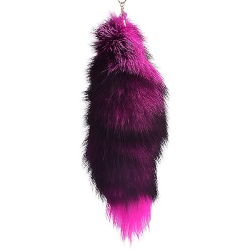 Fuchsschwanz 20 Inch Fox Tail Therian Tail Furry Tail Therian Black Fuchs Schwanz Fox (14) von Benyong