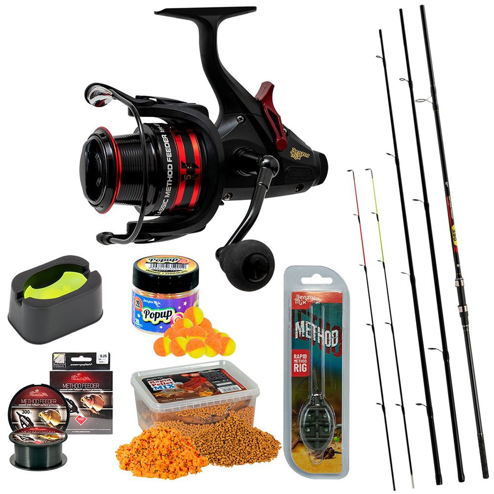 Benzar Mix Classic Method+runner Classic 6000 Carpfishing Combo Durchsichtig 3.90 m / 100-150 g von Benzar Mix