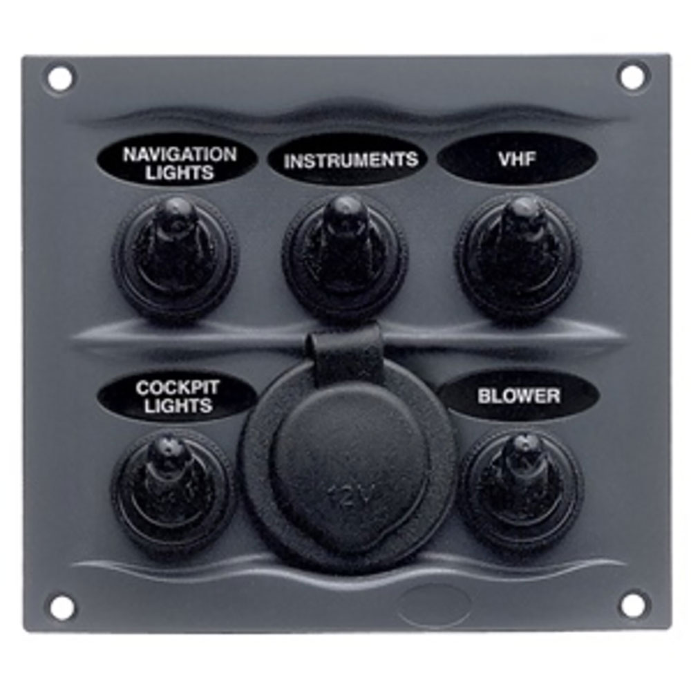 Bep Marine On-off Dc 5 Switches Panel 16a Schwarz Bep Marine On-off Dc 5 Switches Panel 16a Schwarz von Bep Marine