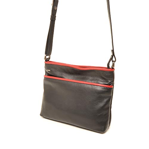 Berba SOFT Crossbody S Zwart-Rood Berba SOFT Crossbody S Zwart-Rood von Berba