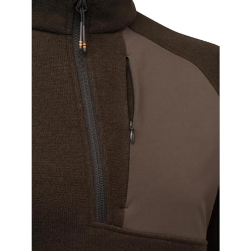 Abisko Half Zip Fleece Brown Bark von Beretta