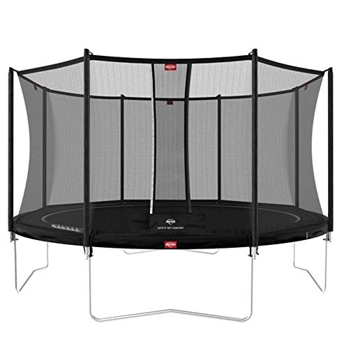 BERG Favorit Trampoline Regular 430 cm schwarz + Safety Net Comfort | Premium Trampolin, Hohe Qualität Kinder Trampolin, Robust und Sicher, Rund BERG Favorit Trampoline Regular 430 cm schwarz + Safety Net Comfort | Premium Trampolin, Hohe Qualität Kinder Trampolin, Robust und Sicher, Rund von Berg