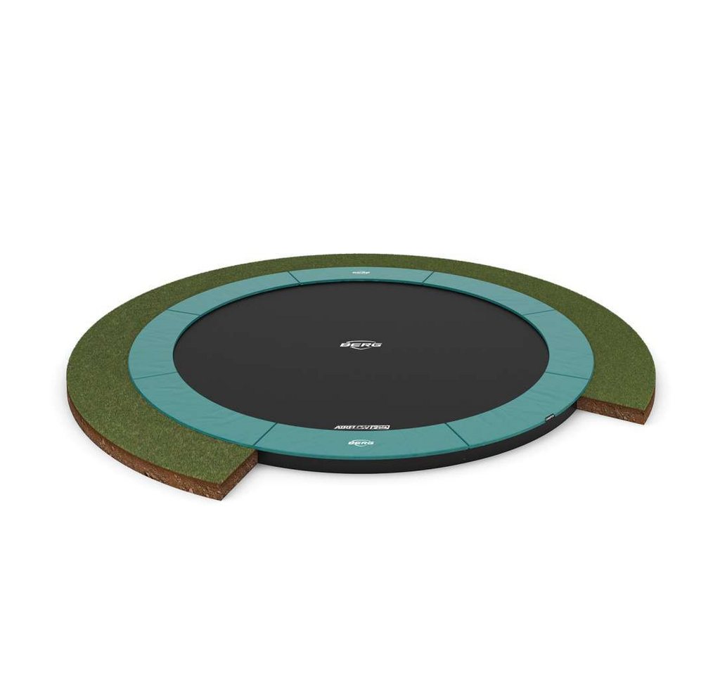 Berg Bodentrampolin SPORTS Rund 380 cm Champion FlatGround Green / grün Berg Bodentrampolin SPORTS Rund 380 cm Champion FlatGround Green / grün von Berg