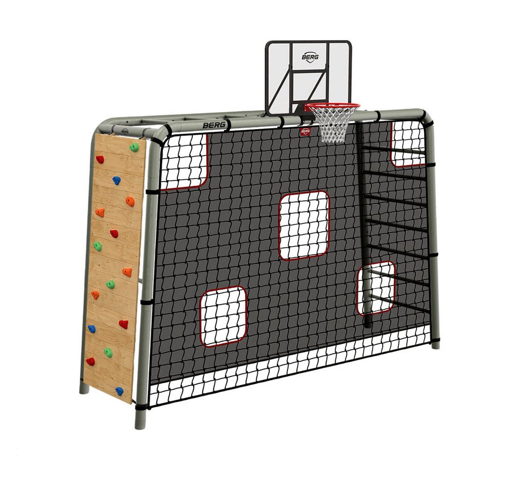 Berg Klettergerüst PlayBase L Schaukelgestell Schwarz & Grün mit Basketballkorb Berg Klettergerüst PlayBase L Schaukelgestell Schwarz & Grün mit Basketballkorb von Berg