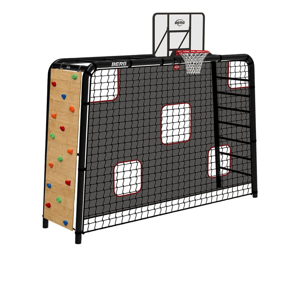 Berg Klettergerüst PlayBase L Schaukelgestell Schwarz & Grün mit Basketballkorb Berg Klettergerüst PlayBase L Schaukelgestell Schwarz & Grün mit Basketballkorb von Berg