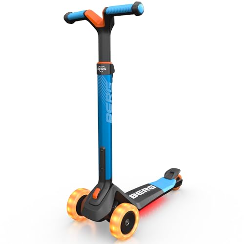 BERG Nexo Foldable Lights LED-Deck Kinderroller | Scooter | Klappbar & Tragbar | LED-Lichteffekte | Sichtbarkeit bei Dunkelheit | Sicher & Stabil | Höhenverstellbar | Für Kinder ab 2 Jahren | Blau BERG Nexo Foldable Lights LED-Deck Kinderroller | Scooter | Klappbar & Tragbar | LED-Lichteffekte | Sichtbarkeit bei Dunkelheit | Sicher & Stabil | Höhenverstellbar | Für Kinder ab 2 Jahren | Blau von Berg
