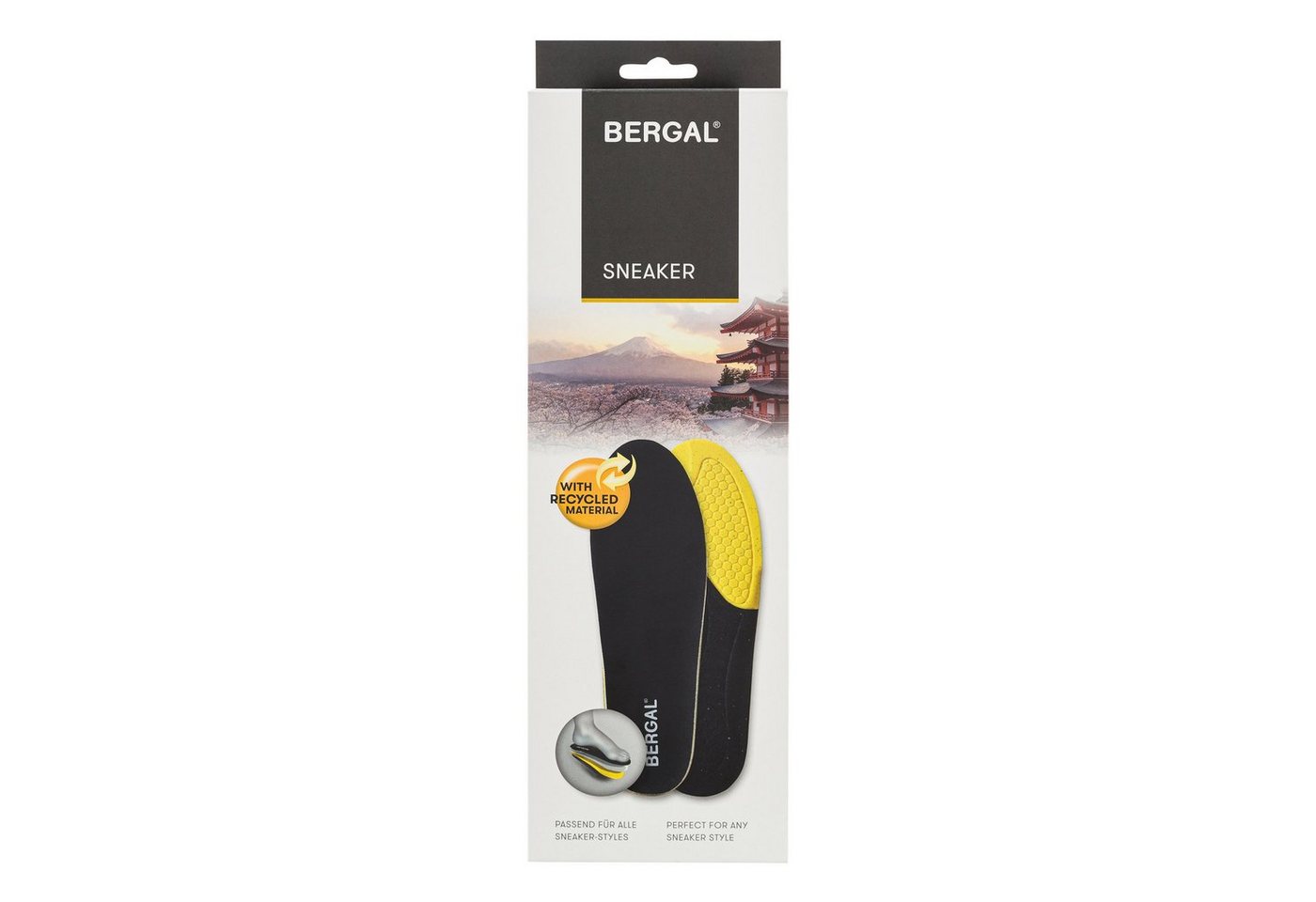 Bergal Fußbetteinlage Sneaker - praktisch und bequem passt die Einlegesohle zu jedem Sneaker Bergal Fußbetteinlage Sneaker - praktisch und bequem passt die Einlegesohle zu jedem Sneaker von Bergal