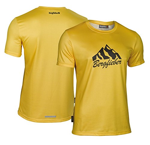 Bergfieber Herren Bernina Multisportshirt, gelb, M von Bergfieber