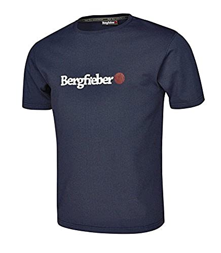 Bergfieber Herren Logo T-Shirt, blau, L von Bergfieber