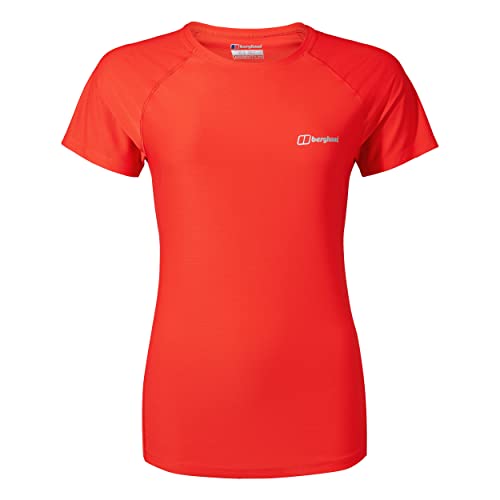 Berghaus Damen 24/7 Kurzärmeliges Crew Tech Baselayer T-Shirt, Orange, 40 EU Berghaus Damen 24/7 Kurzärmeliges Crew Tech Baselayer T-Shirt, Orange, 40 EU von Berghaus