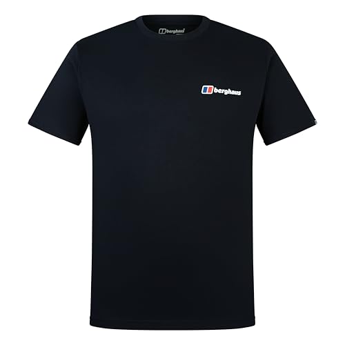 Berghaus Class Logo T-Shirt für Herren, Black/Black, XL von Berghaus