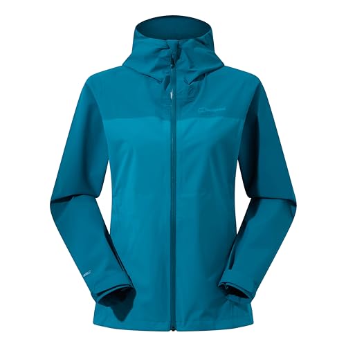 Berghaus Damen Arnaby Kapuzenjacke, Deep Ocean/Jungle Jewel, 10, Deep Ocean/Jungle Jewel, 36 von Berghaus