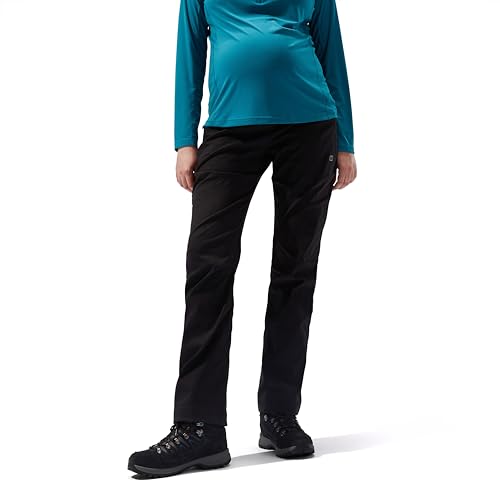 Berghaus Damen Explorer Schwangerschafts-Walking-Hose, Schwarz/Schwarz, 42, schwarz/schwarz, 40 von Berghaus