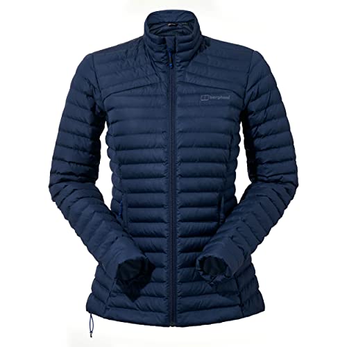 Berghaus Damen Nula Isolierte Kunststoffjacke, langlebiges Design, wasserabweisende, Blau, 40 EU von Berghaus