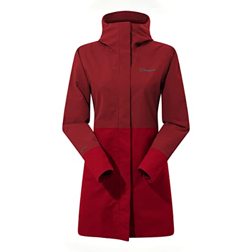 Berghaus Damen Omeara Long Length Wasserdichte Shell Jacke, strapazierfähiger, atmungsaktiver Regenmantel Berghaus Damen Omeara Long Length Wasserdichte Shell Jacke, strapazierfähiger, atmungsaktiver Regenmantel von Berghaus