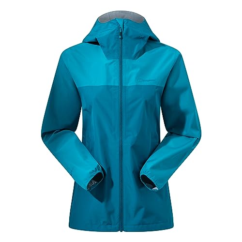 Berghaus Deluge Pro 3.0 Waterproof Jacke für Damen, Dschungel-Jewel/Deep Ocean, 42 Berghaus Deluge Pro 3.0 Waterproof Jacke für Damen, Dschungel-Jewel/Deep Ocean, 42 von Berghaus