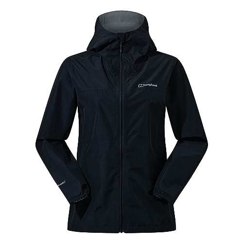 Berghaus Deluge Pro 3.0 Waterproof Jacke für Damen, Schwarz, 46 von Berghaus