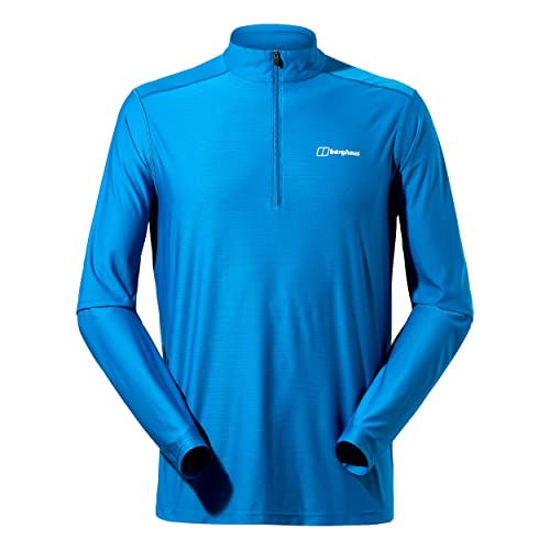 Berghaus Herren 24/7 Half Zip Langärmeliges Tech Baselayer T-Shirt von Berghaus