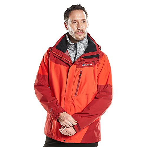 Berghaus Herren Arran Wasserdichte Shell Jacke, Langlebiger, atmungsaktiver Regenmantel von Berghaus