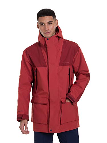 Berghaus Herren Breccan Interactive Parka Jacke, Rot/Braun, XS Berghaus Herren Breccan Interactive Parka Jacke, Rot/Braun, XS von Berghaus