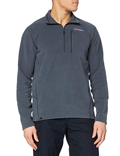 Berghaus Herren Prism Micro Polartec Half Zip Fleece Sweater - Dark Grau - M von Berghaus