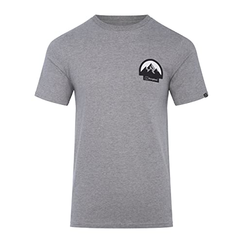 Berghaus Herren Grossglockner Mountain Kurzärmeliges Tee T-Shirt, Grau, S von Berghaus