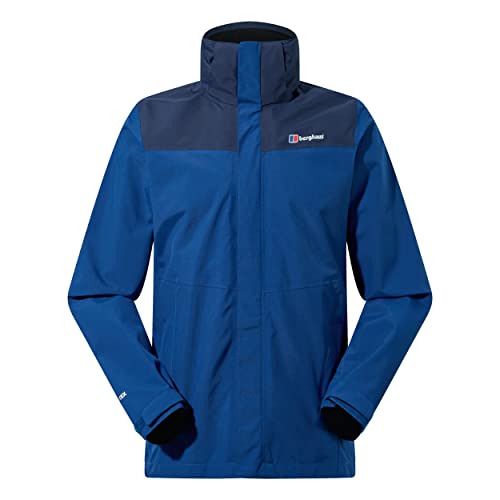 Berghaus Herren Hillwalker Übergangsjacke Hardshell Gore-Tex Wasserdichte Jacke, Dunkelblau, M von Berghaus