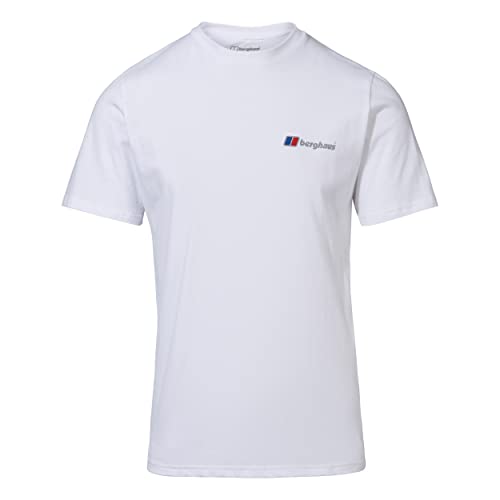 Berghaus Herren Organic Classic Logo T-Shirt, Weiß, M EU von Berghaus