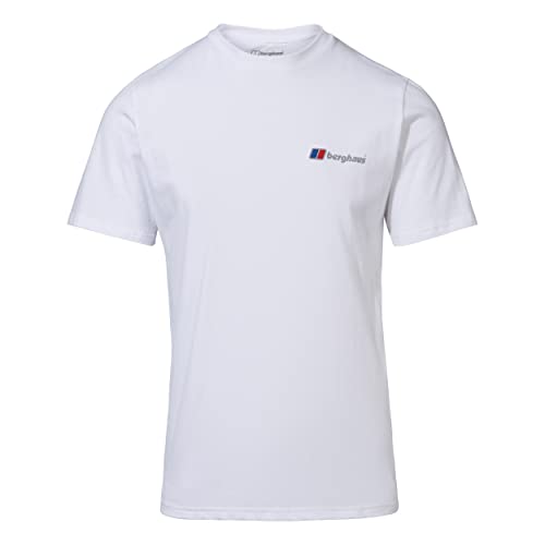 Berghaus Herren Organic Classic Logo T-Shirt, Weiß, L EU von Berghaus