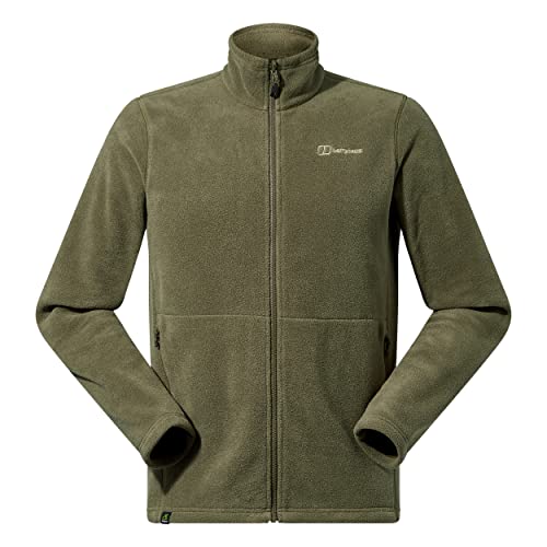 Berghaus Herren Prism Polartec Interactive Fleece Jacke, zusätzliche Wärme, schmeichelnder Stil, langlebig, Olive Night, S von Berghaus