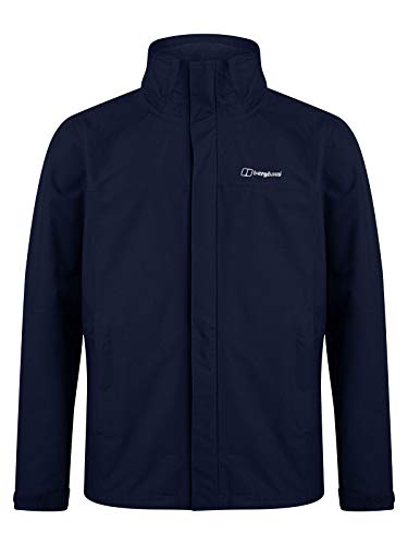 Berghaus Herren RG Alpha 2.0 Wasserdichte Shell Jacke, extra atmungsaktiver, strapazierfähiger, leichter Mantel, Blau, 3XL von Berghaus