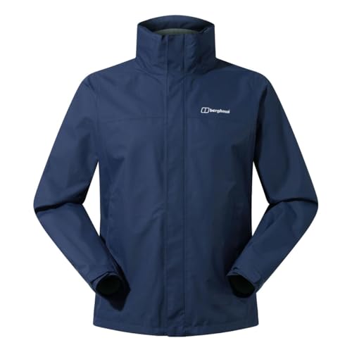 Berghaus Herren RG Alpha 2.0 Wasserdichte Shell Jacke, extra atmungsaktiver, strapazierfähiger, leichter Mantel, Blau, S von Berghaus