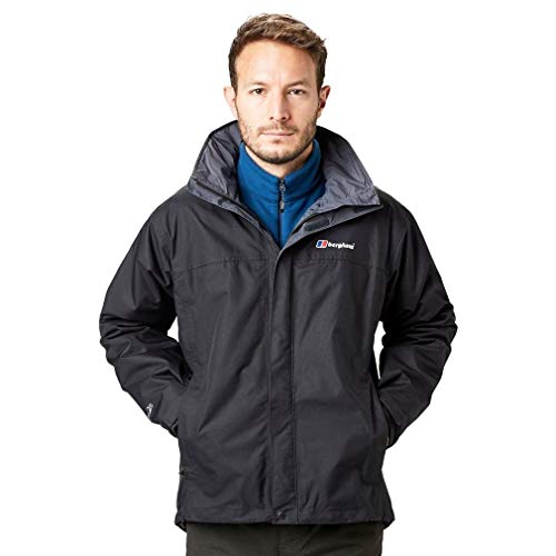 Berghaus Herren Regenjacke Rg Alpha Jacket Wasserdichte Jacke, Schwarz, L von Berghaus