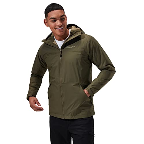 Berghaus Herren Überflut Pro 2.0 Isolierte Jacke - Dark Grün - L von Berghaus