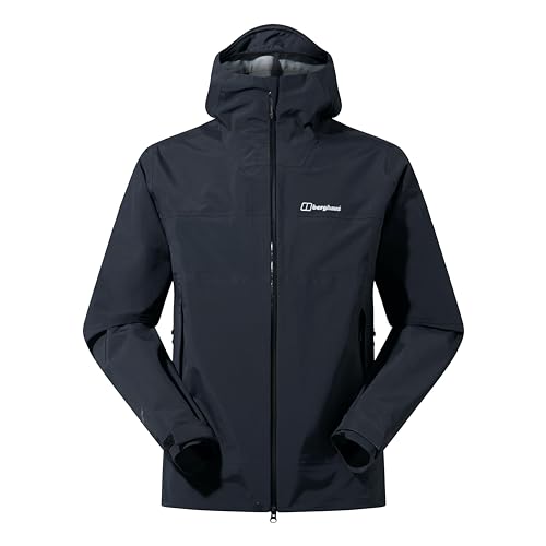 Berghaus Highland Storm 3L Waterproof Jacke für Herren, schwarz / schwarz, 2XL von Berghaus