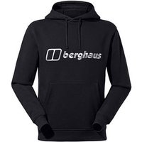 Berghaus Logo Hoodie, Herren Kapuzenpullover, 2XL (60), BLACK/BLACK, Berghaus von Berghaus