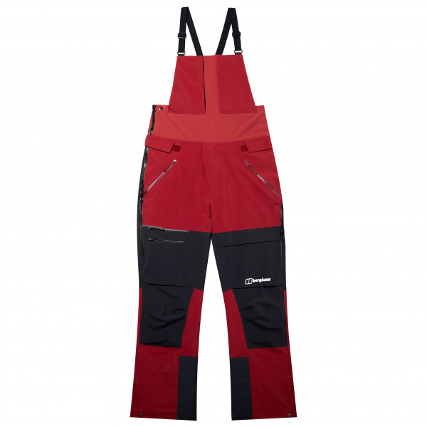 Berghaus - MTN Arete Descend GTX Bib Pant - Regenhose Gr M rot von Berghaus