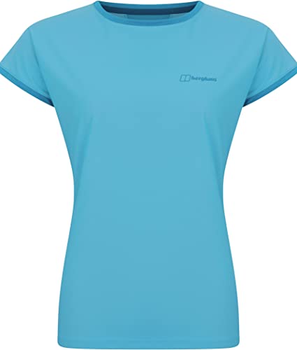 Berghaus Nesna Kurzärmeliges feuchtigkeitsregulierendes Baselayer-T-Shirt mit Rundhalsausschnitt für Damen, Navagio Bay/Seaport Berghaus Nesna Kurzärmeliges feuchtigkeitsregulierendes Baselayer-T-Shirt mit Rundhalsausschnitt für Damen, Navagio Bay/Seaport von Berghaus